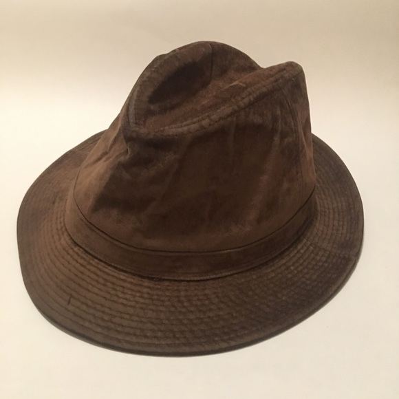 Vintage Other - VTG GW Vintage Men's Fedora Hat Brown Felt Foam 7